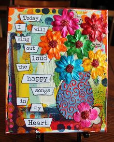 Today I will sing out loud the happy songs to my Heart!!! (Happy Song ...