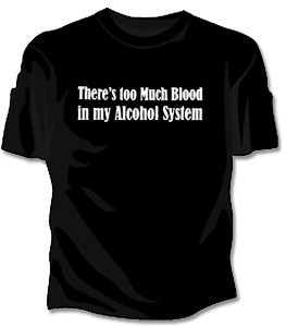 Blood In My Alcohol System Girls T-Shirt