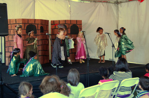 Children performing Romeo and Juliet