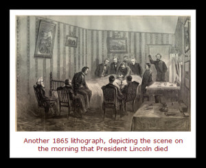 ... differing accounts of the words Edwin Stanton spoke when Lincoln died