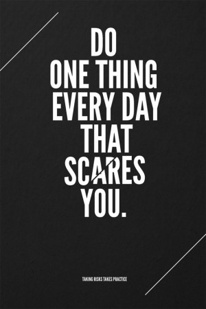 Life is scary and we all have fears. Regardless the fear, it is ...