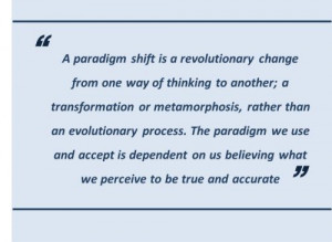 Paradigm Shift Examples