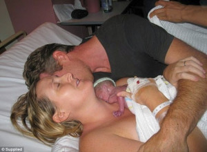 Miraculous moment when new mom cradles her dead baby back to life ...
