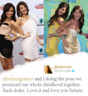 maria007 Selena Gomez & Demi Lovato = True Friendship 100% Real ♥