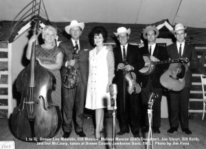 ... bill monroe mandolin del mccoury guitar billy baker fiddle and bill