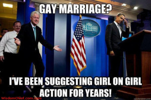 Bill Clinton Meme Barack Obama - Girl On Girl Actionfor Years
