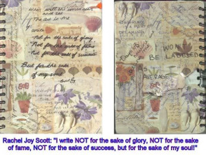 Rachel Joy Scott Journal Entries