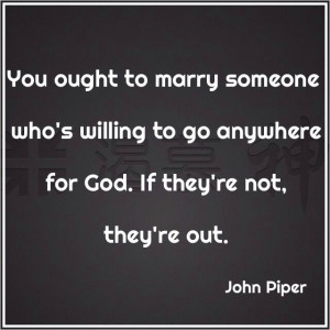 Simple as that. John Piper/Desiring God