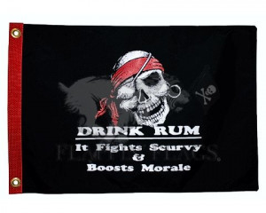 Pirate Flag: Drink Rum... HD Wallpaper