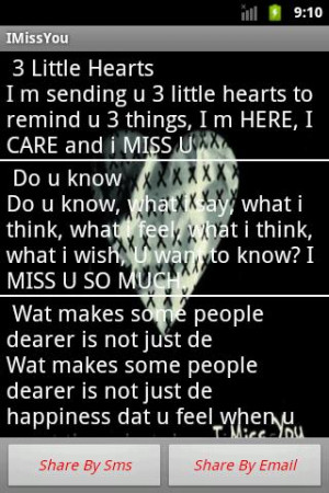 description do you want to send a miss you message