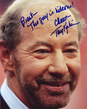 Tony Kornheiser 1/1 plus a pic with