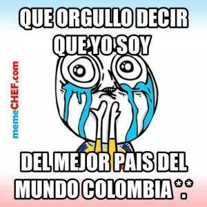 Orgullosa de ser Colombiana