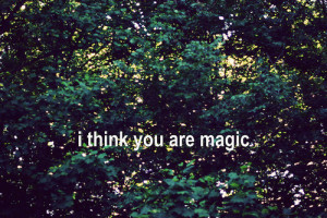 Daily, I Think You Are Magic: Quote About I Think You Are Magic
