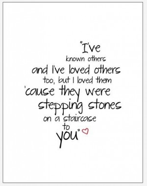 Stepping stones...