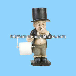 Funny Freestanding Toilet Tissue Paper Holder