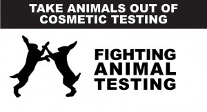 Stop Animal Testing Signs Cruelty-free 2013 petition.