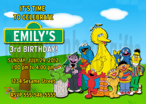Elmo Sesame Street Birthday