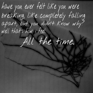 breaking #broken #feelings #confused #hurt #lost