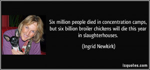 Six million people died in concentration camps, but six billion ...