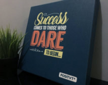 Motivational Quotes Typography Canv as - Success Comes to Those Who ...