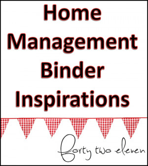 forty two eleven blog home management binder setup inspiration