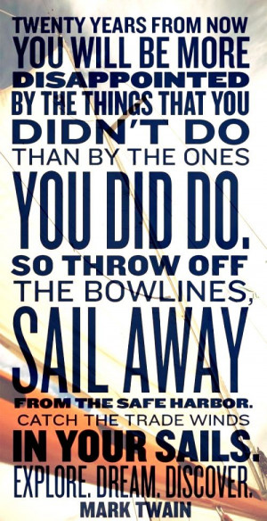 Mark Twain -Sail Away!!