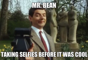Mr. Bean did this first