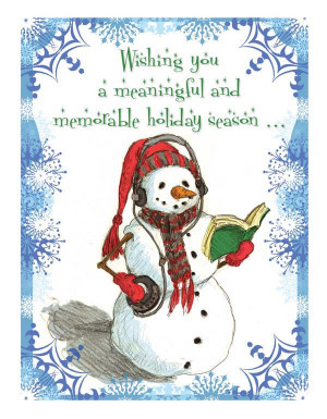 Greetings Quotes For Christmas “By Christmas Snowman”