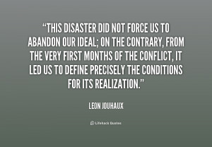 Quotes About Disasters