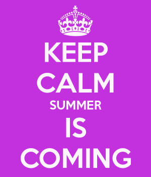 Keep calm and summer is coming instagram