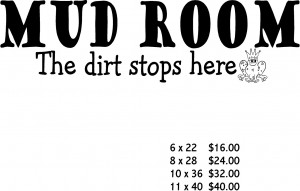 Mud Room: The Dirt Stops Here - With Frog
