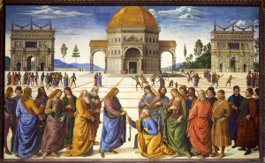 Perugino Christ Delivering the Keys to Saint Peter