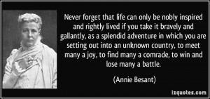 More Annie Besant Quotes