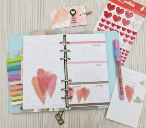 And my favourite week-on-two-page which I can't get enough of. I am ...