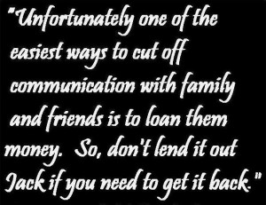 Loaning Money: People who borrow money remember the loan very ...