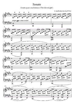 Beethoven's Piano Sonata No. 14 in C-sharp minor, 