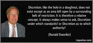 ... Discretion under which standards? or Discretion as to which authority