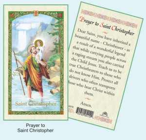 prayer to st christopher prayer to st catherine offering to