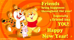 Make your dear friend feel special on New Year with this warm and cute ...