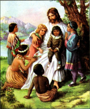 Jesus Teaching The Children Picture