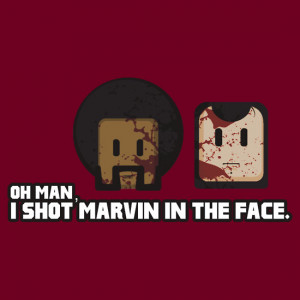 ... Portfolio › Toon Quote : Pulp Fiction - I Shot Marvin in the Face