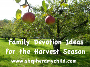 ... , and…apple orchards and pumpkin patches! It’s harvest season