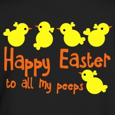 HAPPY EASTER to all my peeps (friends) very cute chicks Zip Hoodies ...
