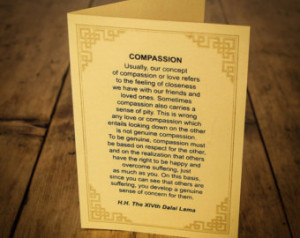 Handmade Cards of “Compassion”, “To lerance”,” Loving ...