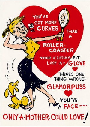 Awful Vintage Valentine's Day Cards, I Hate You