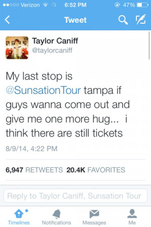 taylor caniff saved me