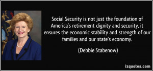 of America's retirement dignity and security, it ensures the economic ...
