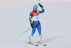 Ted Ligety Skiing