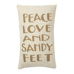 Peace, love and sandy feet