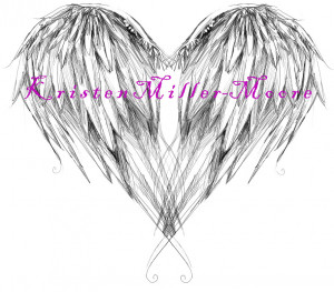 angel wing tattoo design by KristenMM